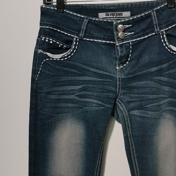 Salvage Jeans size 7/8 - Picture 3 of 15